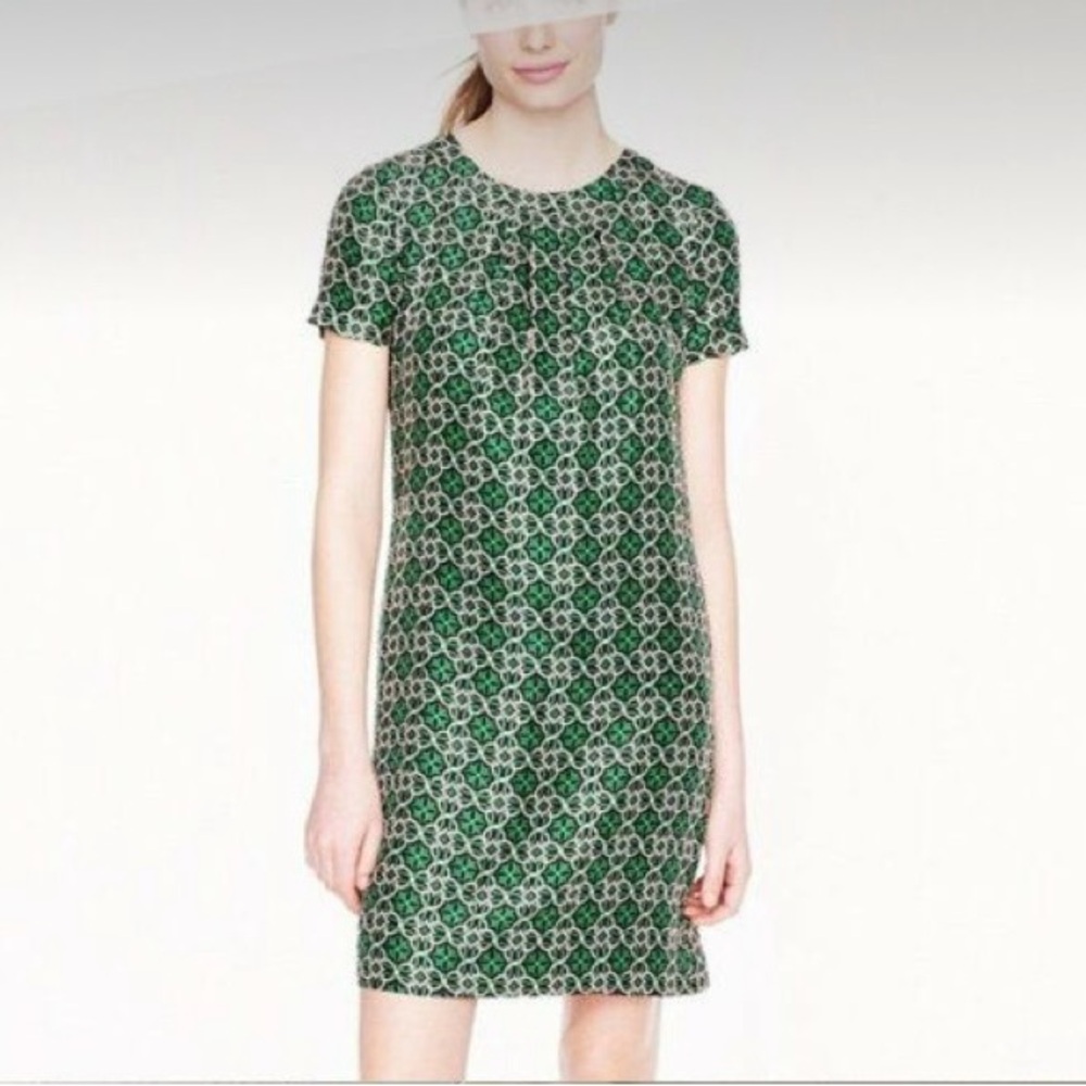 Jcrew silk dress with unique back styling. Size 6